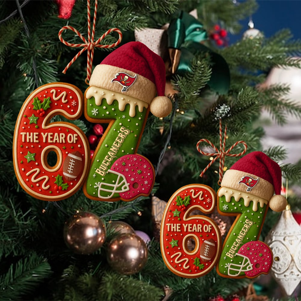 TBB Premium NFL 67 Hanging Ornament DDT NTL