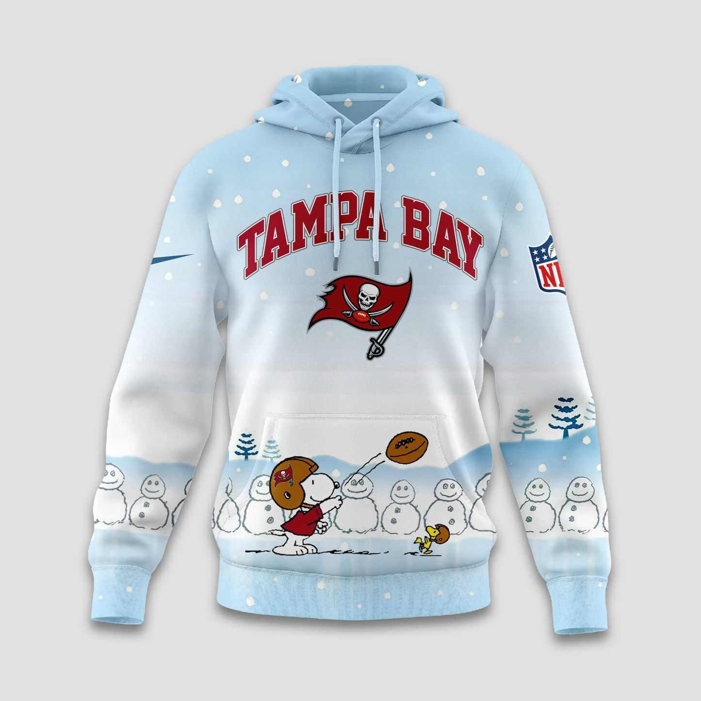 TBB Premium NFL Peanuts Snow Day Hoodie DDT CTND