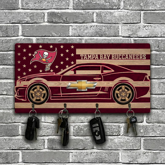 NFL x TB Team Camaro Z28 Wooden Key Holder HLP HLPHUONG
