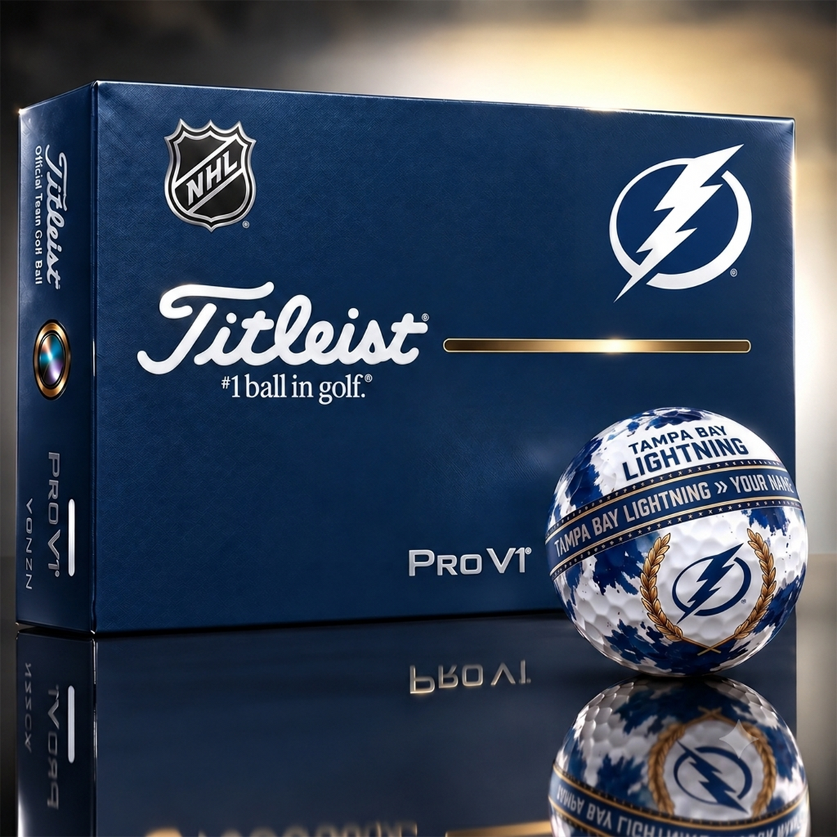 TBL x Premium NHL Titleist Pro V1 Golf Ball Set