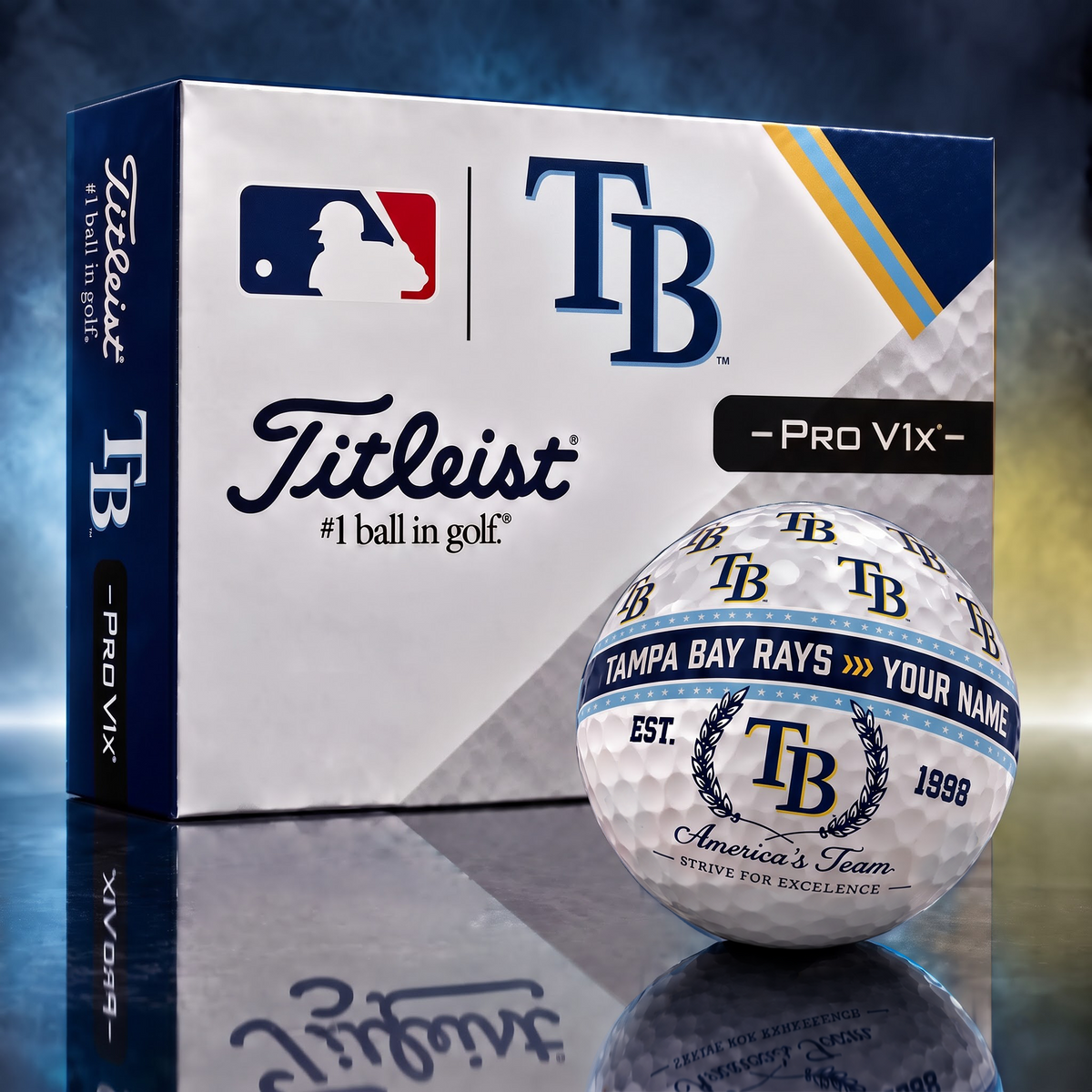 TBR x MLB Titleist Pro V1x Golf Ball Set