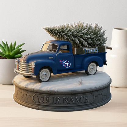 TEN Custom NFL Christmas Acrylic Block Plaque Decor DatND DVT