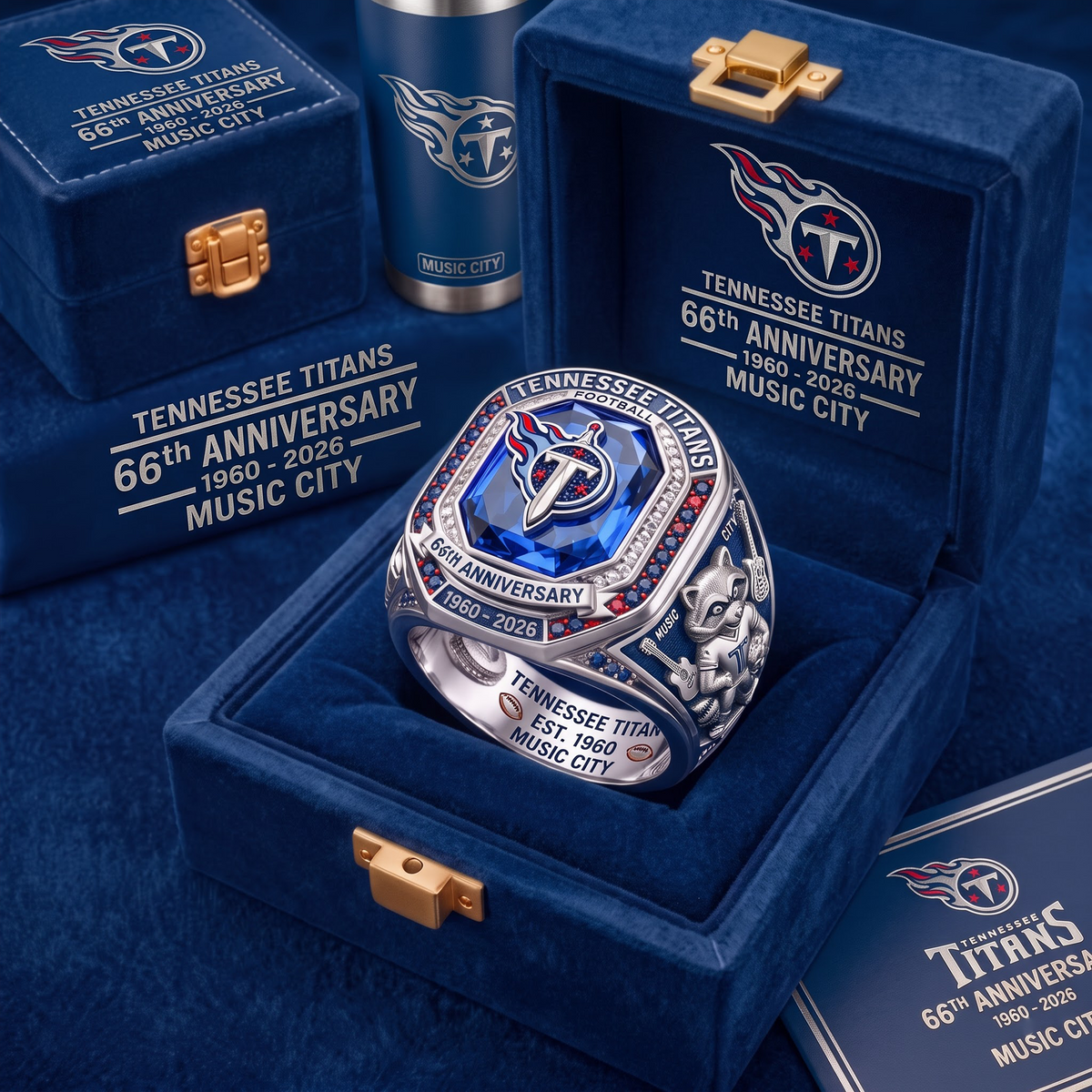 TEN X Custom NFL Team Anniversary Collector's Ring Set
