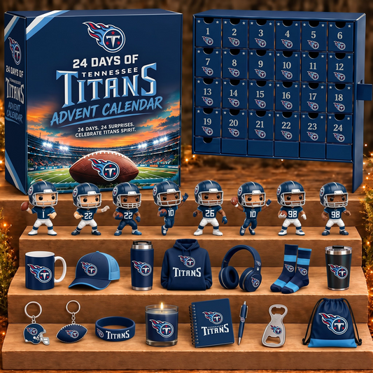 TEN X NFL Personalized 24 Days Of American Football Advent Calendar Blink Box