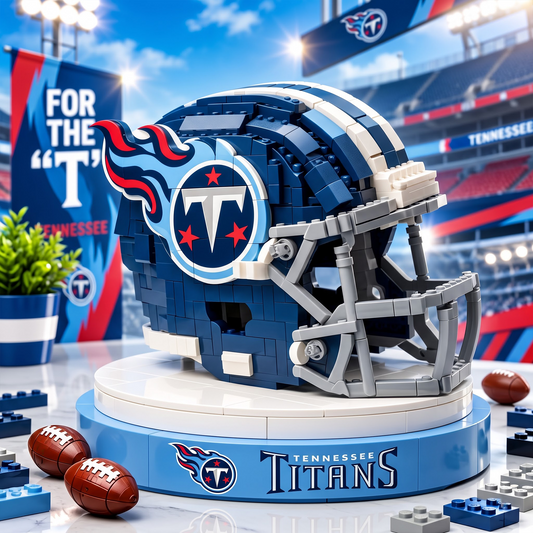 TEN X Premium NFL Football Helmet Building Block Set