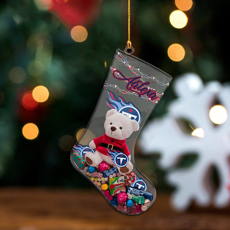TEN x NFL Christmas Personalized Acrylic Ornament DatND DVT