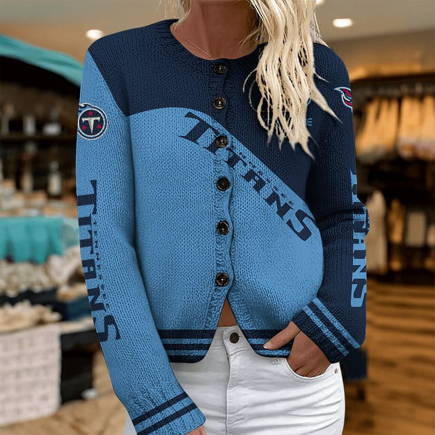 TEN x NFL Knitted Cardigan DATND TANTD