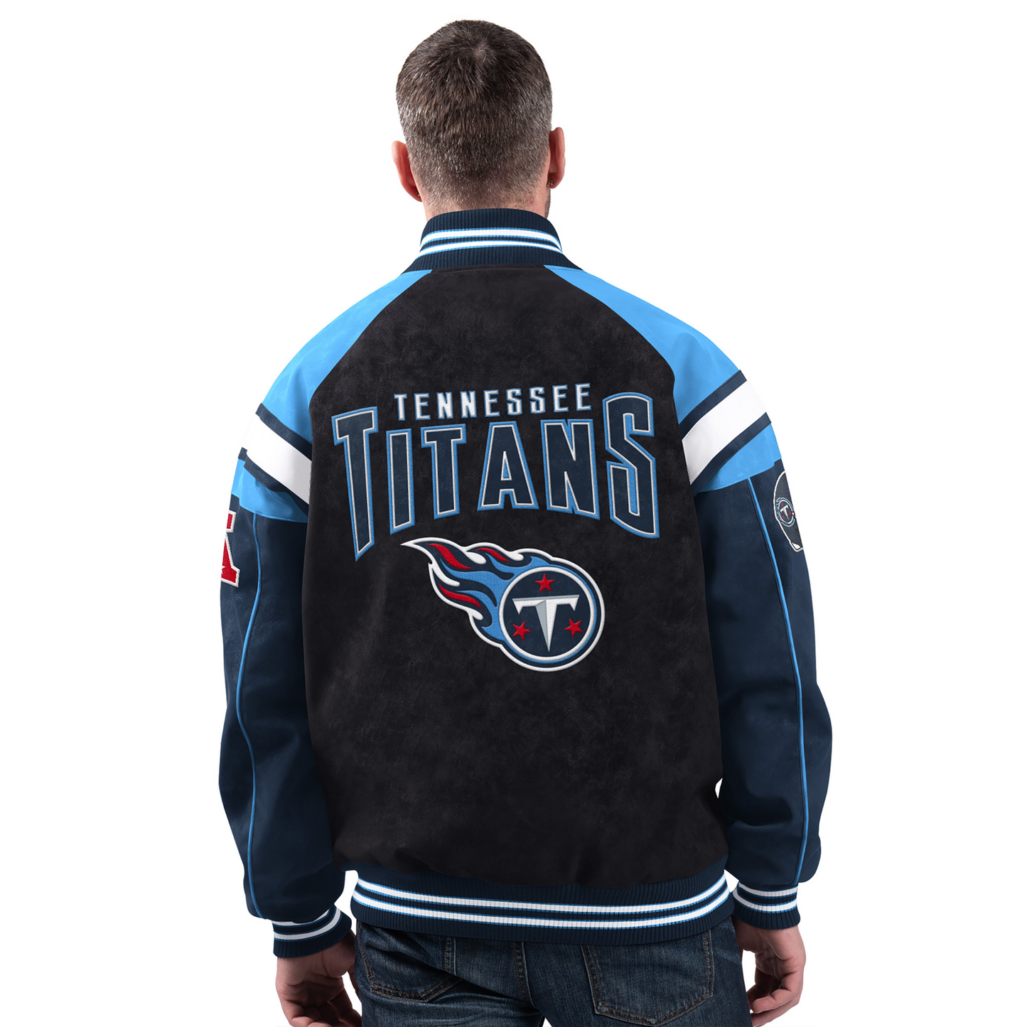TEN x NFL Officially Licensed Faux Suede Jacket DATND TANTD