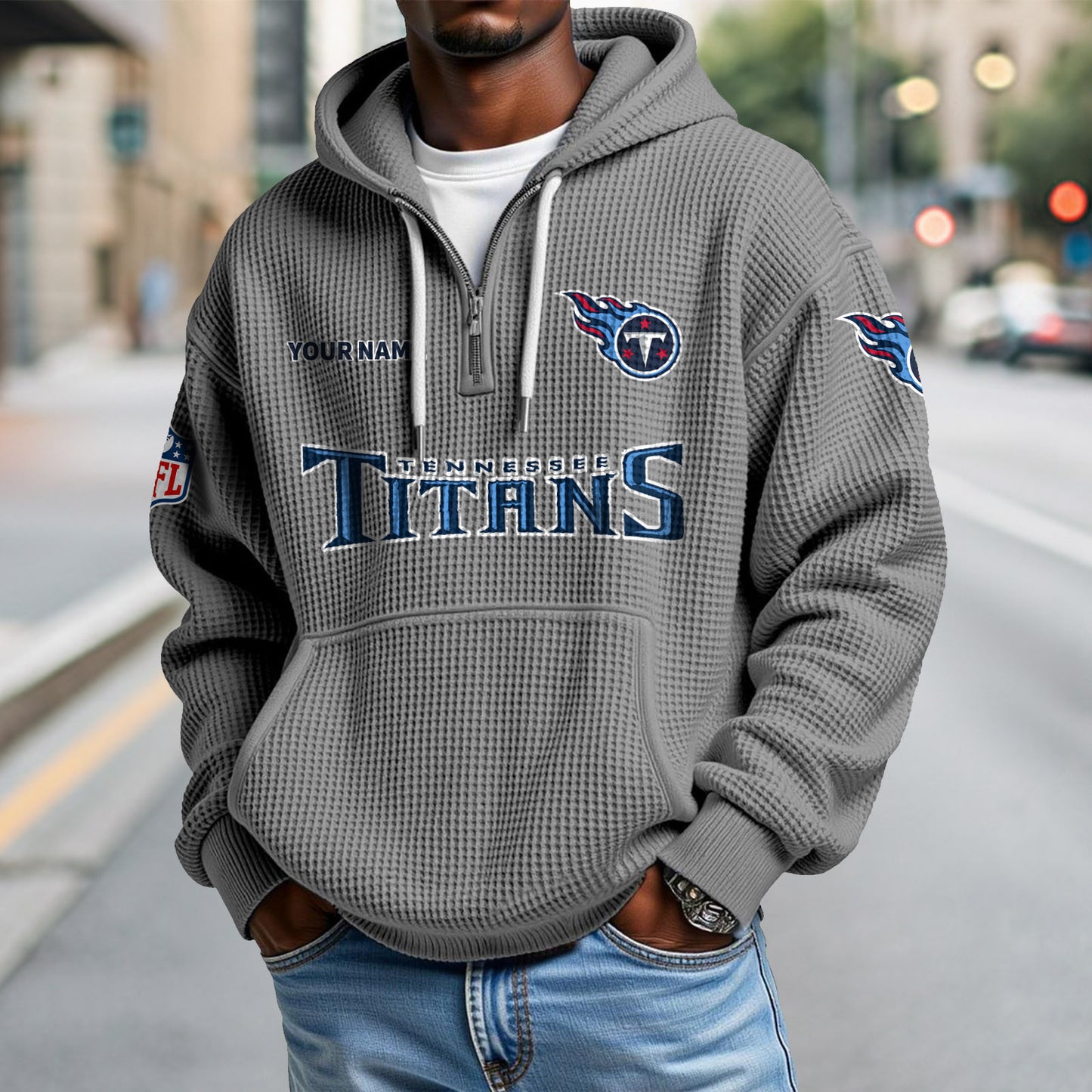 TEN x NFL Waffle Hoodie DatND DVT