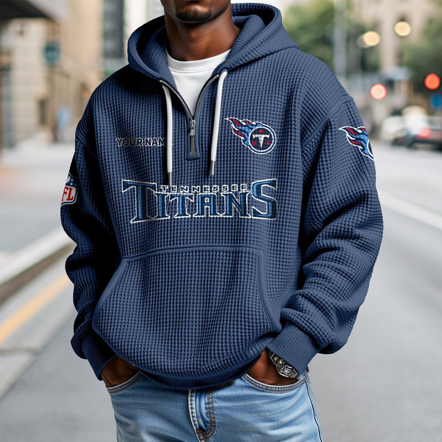 TEN x NFL Waffle Hoodie DatND DVT
