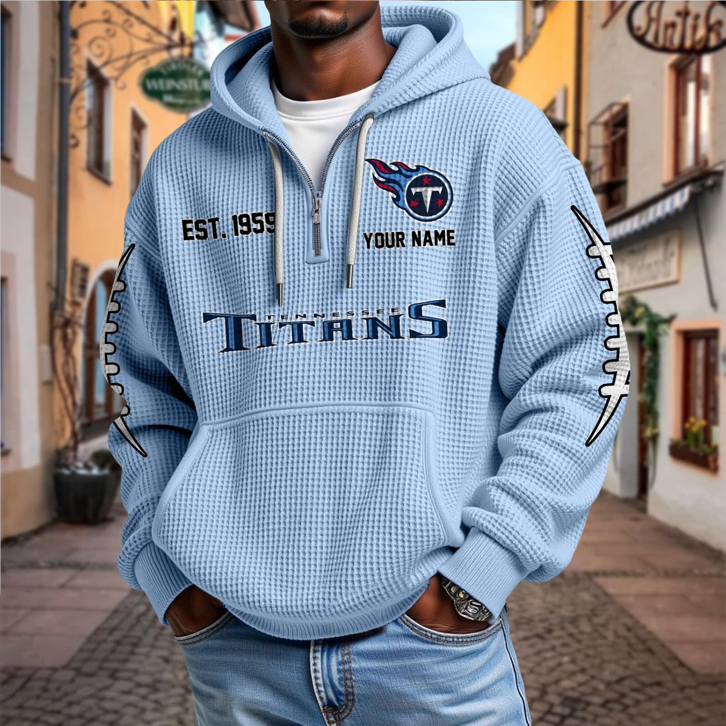 TEN x NFL Waffle Hoodie DatND DVT