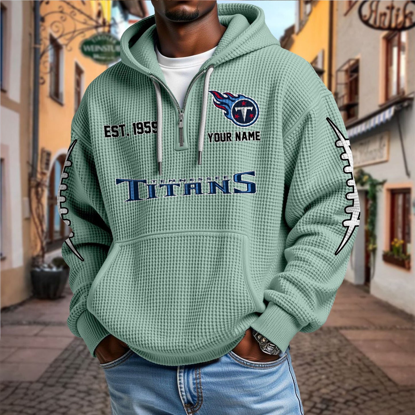 TEN x NFL Waffle Hoodie DatND DVT