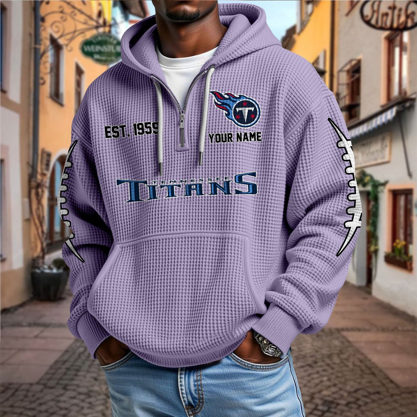 TEN x NFL Waffle Hoodie DatND DVT