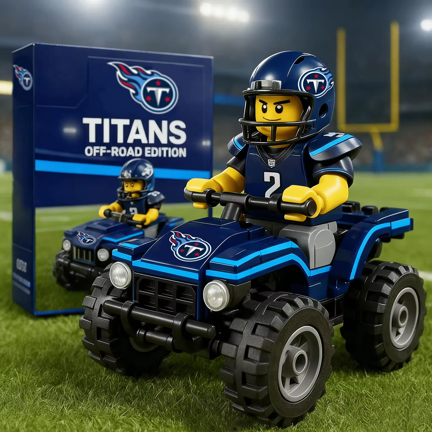 NFL Team Off-Road Vehicle Building Block Set 2411 V1 NAK NHT
