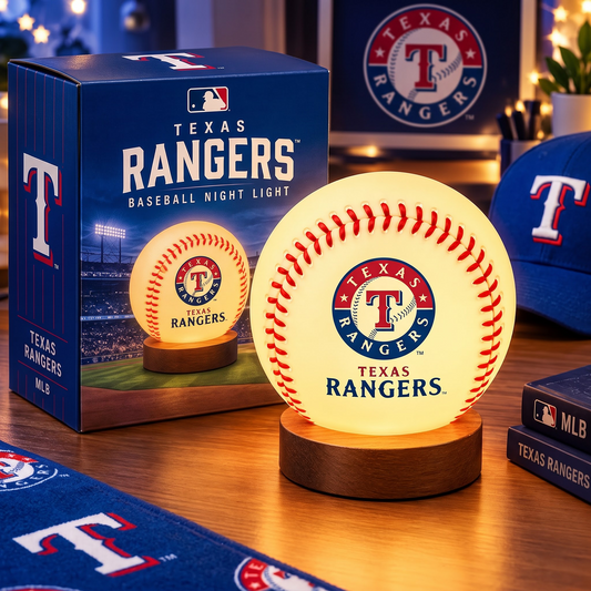 TEX X MLB Baseball Night Light Lamp