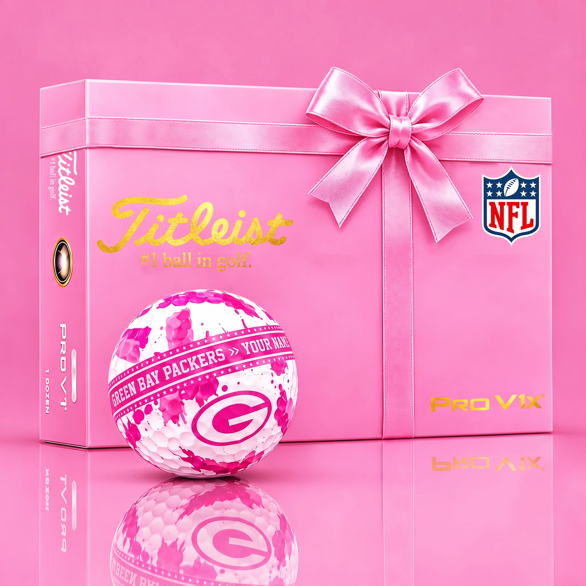 TITLEIST X SIGNATURE NFL GBP BESPOKE GOLF BALL FOR TOURNAMENT LIMITED EDITION