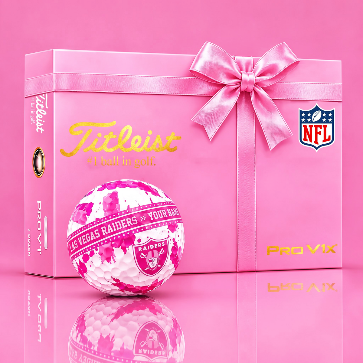 TITLEIST X SIGNATURE NFL LVR BESPOKE GOLF BALL FOR TOURNAMENT LIMITED EDITION