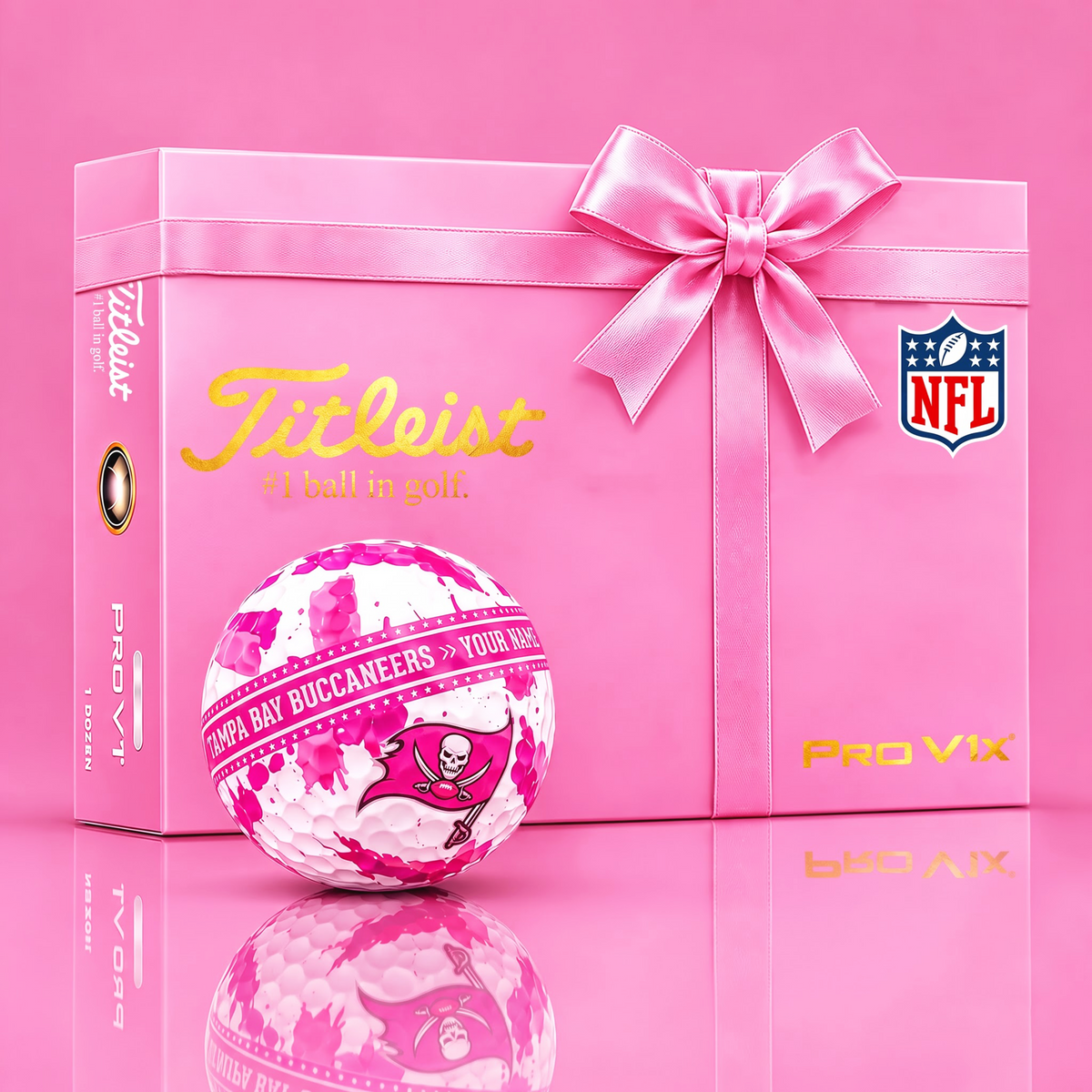 TITLEIST X SIGNATURE NFL TBB BESPOKE GOLF BALL FOR TOURNAMENT LIMITED EDITION