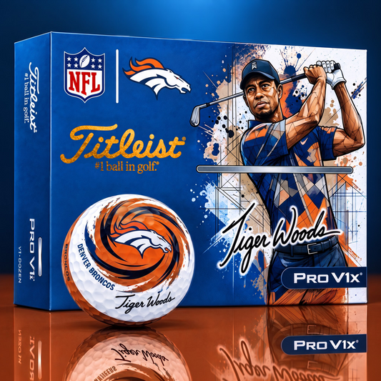 TITLEIST  x Signature NFL DB BESPOKE 94th Anniversary Edition V3 Golf Balls – Tiger Woods Signature Edition