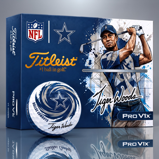 TITLEIST  x Signature NFL DC BESPOKE 94th Anniversary Edition V3 Golf Balls – Tiger Woods Signature Edition