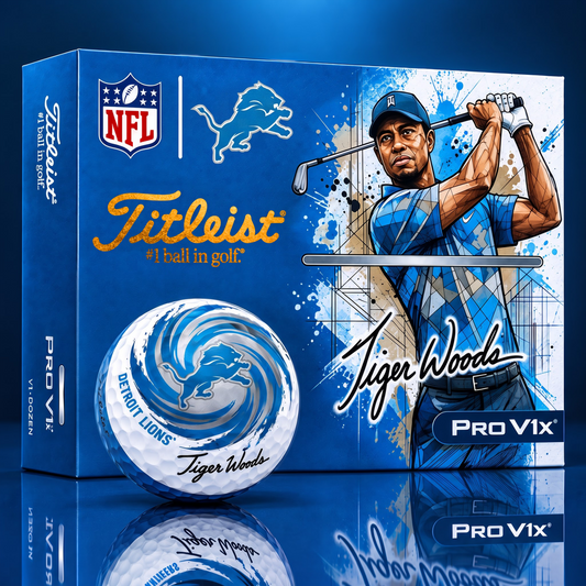 TITLEIST  x Signature NFL DL BESPOKE 94th Anniversary Edition V3 Golf Balls – Tiger Woods Signature Edition