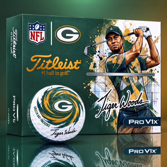 TITLEIST  x Signature NFL GBP BESPOKE 94th Anniversary Edition V3 Golf Balls – Tiger Woods Signature Edition