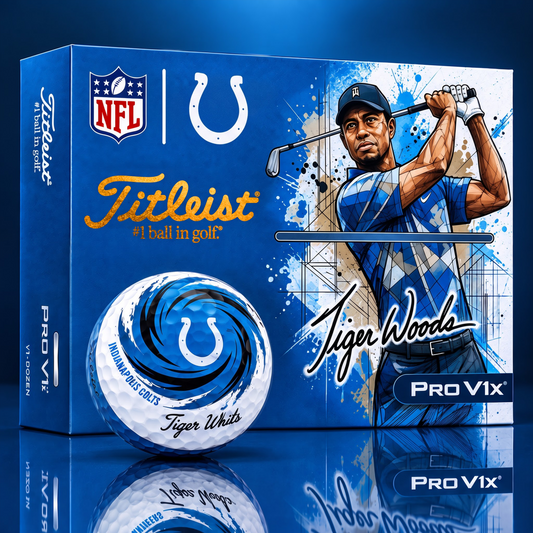 TITLEIST  x Signature NFL IC BESPOKE 94th Anniversary Edition V3 Golf Balls – Tiger Woods Signature Edition