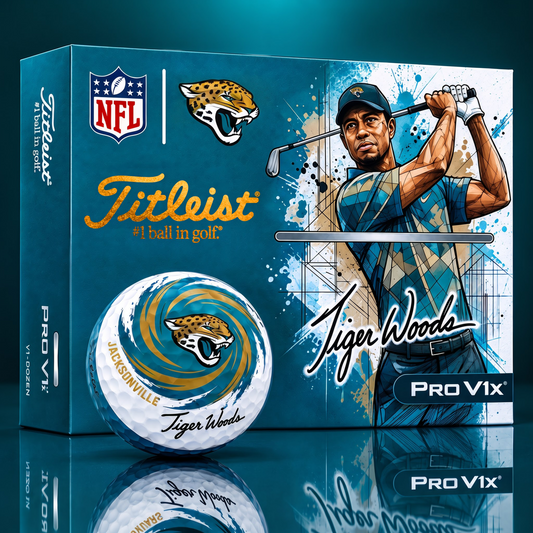 TITLEIST  x Signature NFL JJ BESPOKE 94th Anniversary Edition V3 Golf Balls – Tiger Woods Signature Edition