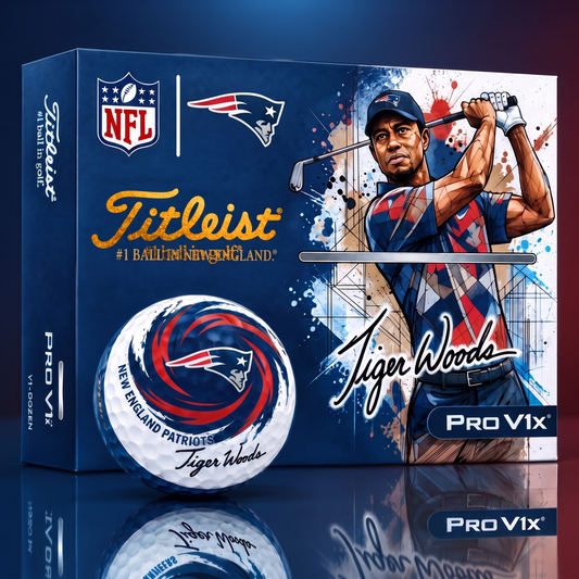 TITLEIST  x Signature NFL NEP BESPOKE 94th Anniversary Edition V3 Golf Balls – Tiger Woods Signature Edition