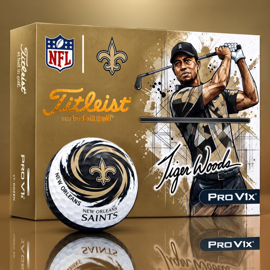 TITLEIST  x Signature NFL NOS BESPOKE 94th Anniversary Edition V3 Golf Balls – Tiger Woods Signature Edition