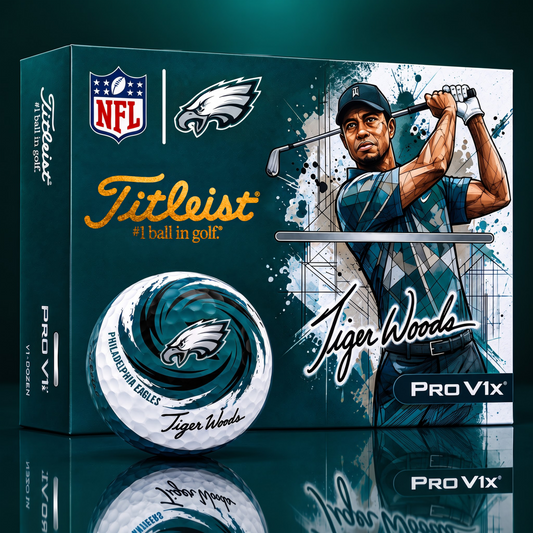 TITLEIST  x Signature NFL PE BESPOKE 94th Anniversary Edition V3 Golf Balls – Tiger Woods Signature Edition