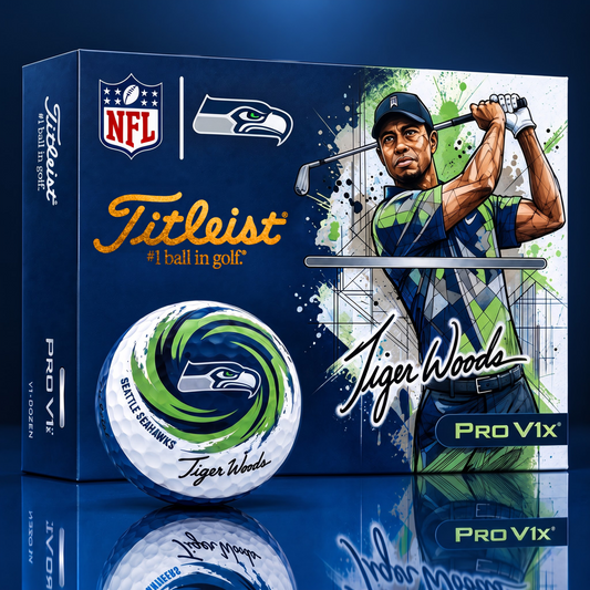 TITLEIST  x Signature NFL SS BESPOKE 94th Anniversary Edition V3 Golf Balls – Tiger Woods Signature Edition