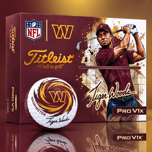 TITLEIST  x Signature NFL WC BESPOKE 94th Anniversary Edition V3 Golf Balls – Tiger Woods Signature Edition