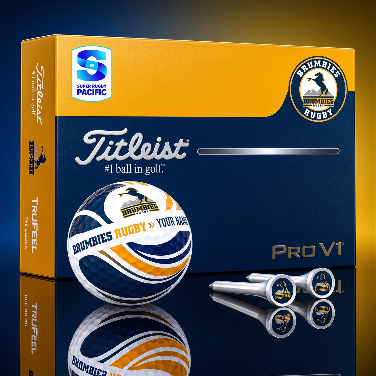 TITLIEST X PREMIUM BRUM  PERSONALIZED GOLF BALL FOR TOURNAMENT LIMITED EDITION NDT VHM 061026