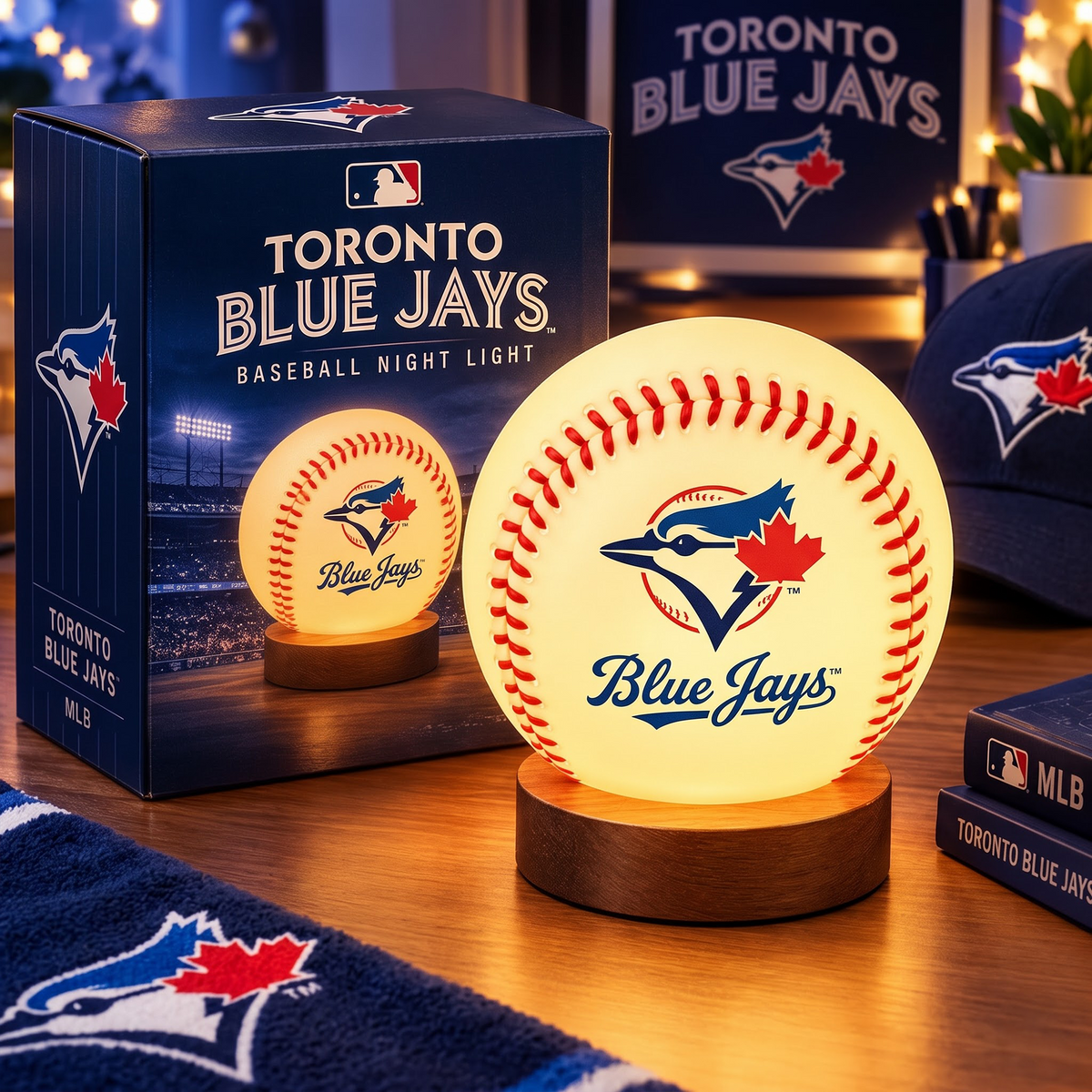 TOR X MLB Baseball Night Light Lamp