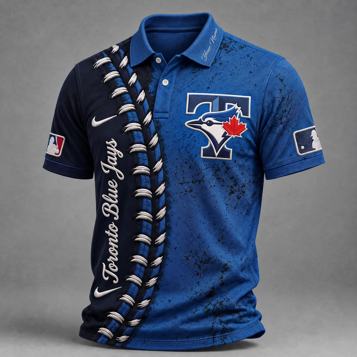 TOR X Premium MLB Baseball Stitch Polo Shirt