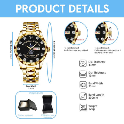 TOT x EPL Alloy Luxury Quartz Watch DatND DVT