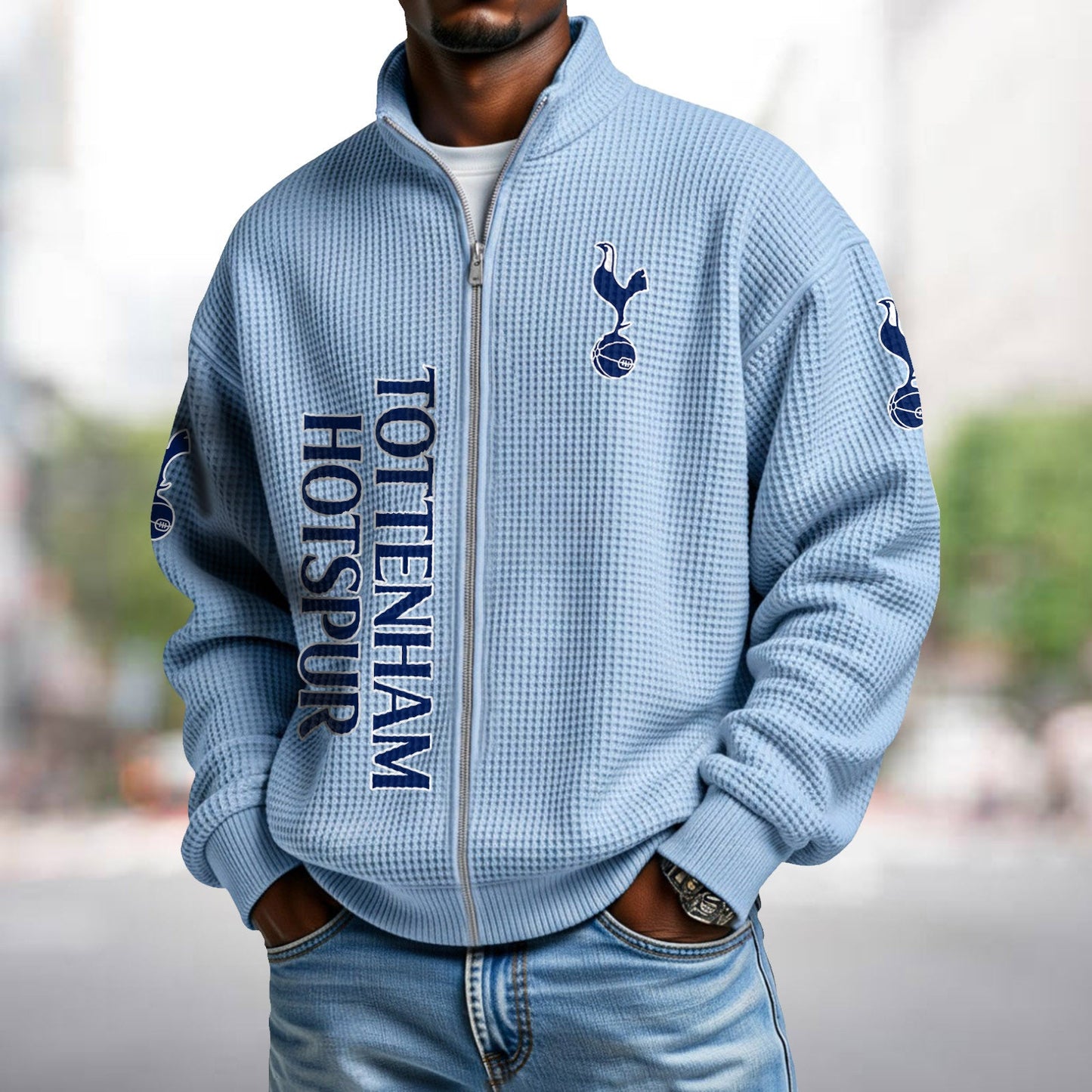 TOT x EPL Waffle Zip Up Sweatshirt DatND DVT