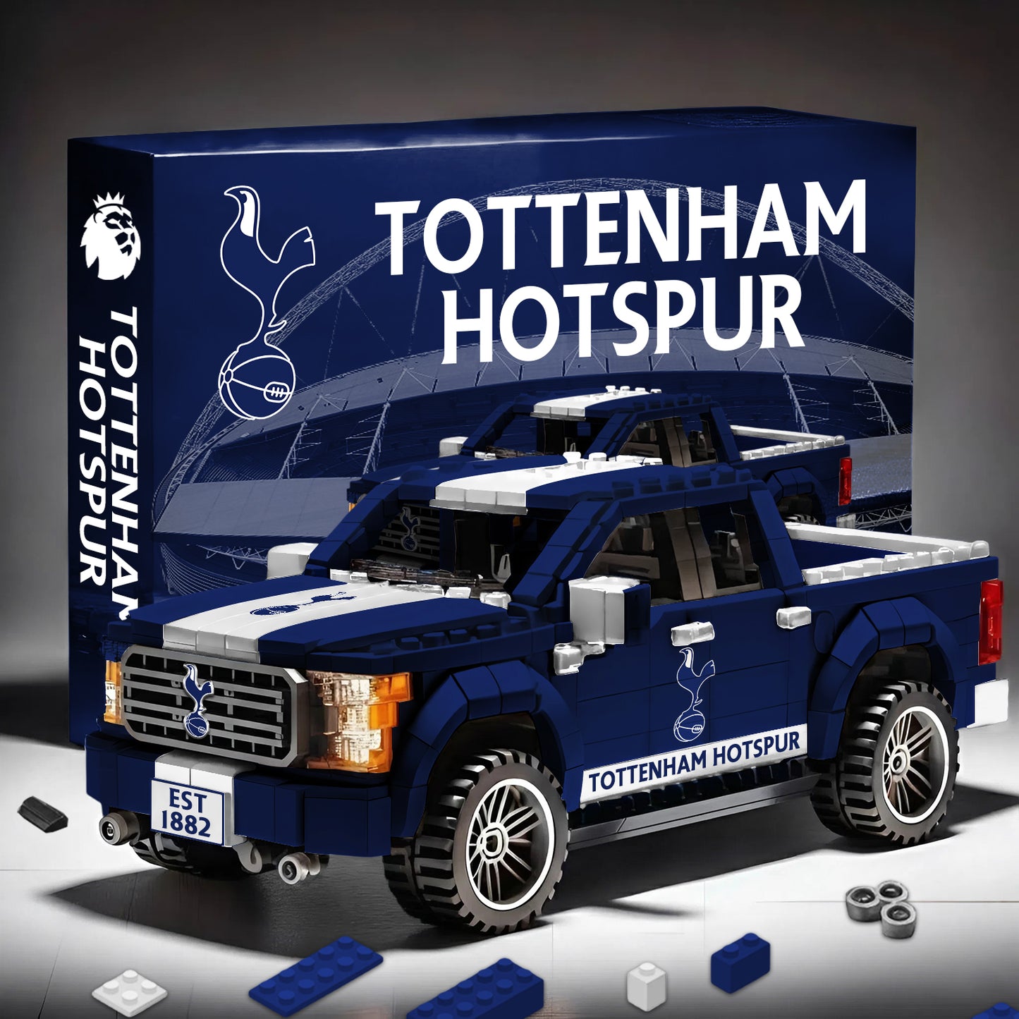 EPL 3D Racing Truck Model Building Block Set 2911 V1 NAK NHM