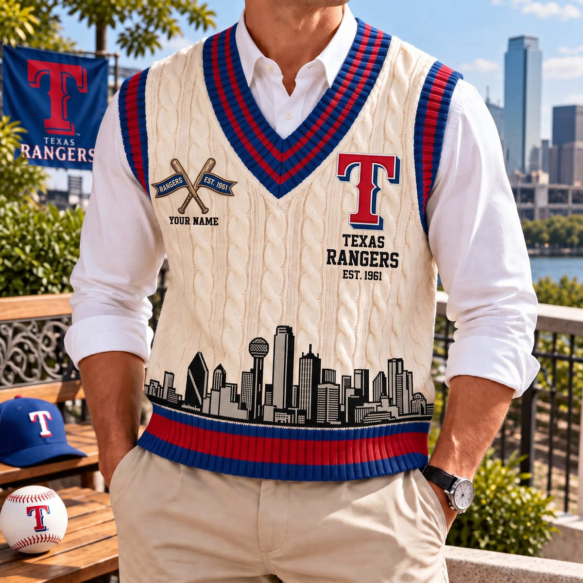 TR x Premium MLB Heritage Sweater Vest