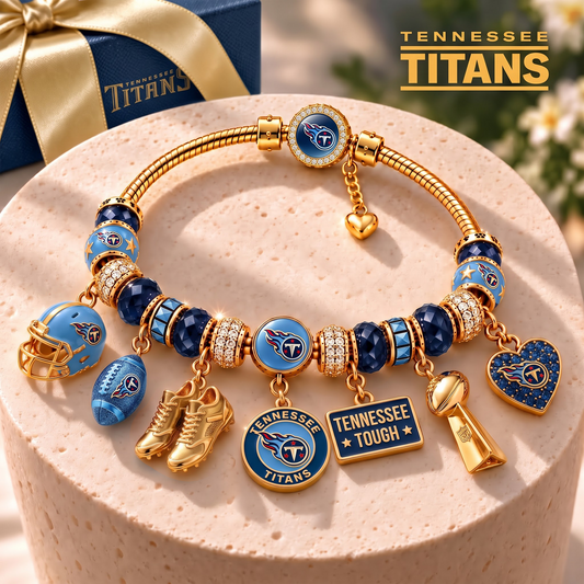 TT x Luxury NFL Gold Charm Bracelet