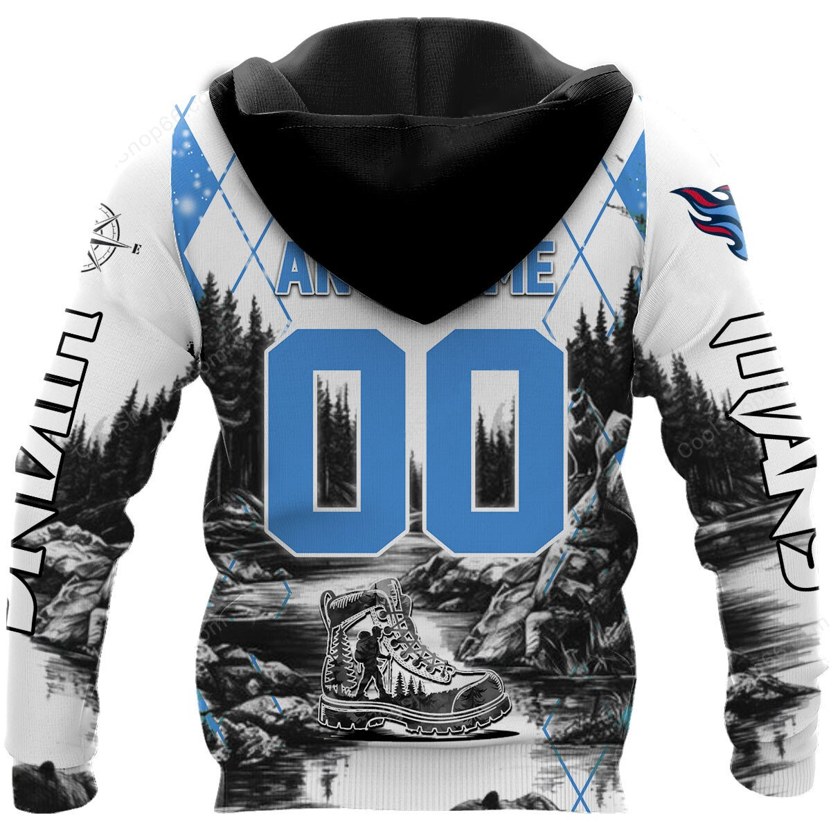 TT x NFL Hiking 3D Hoodie DDT CTND