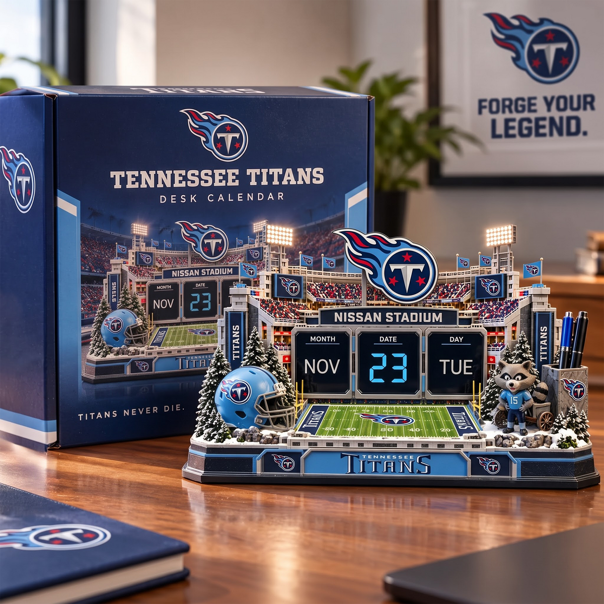 TT x NFL Write-On Calendar With Pen
