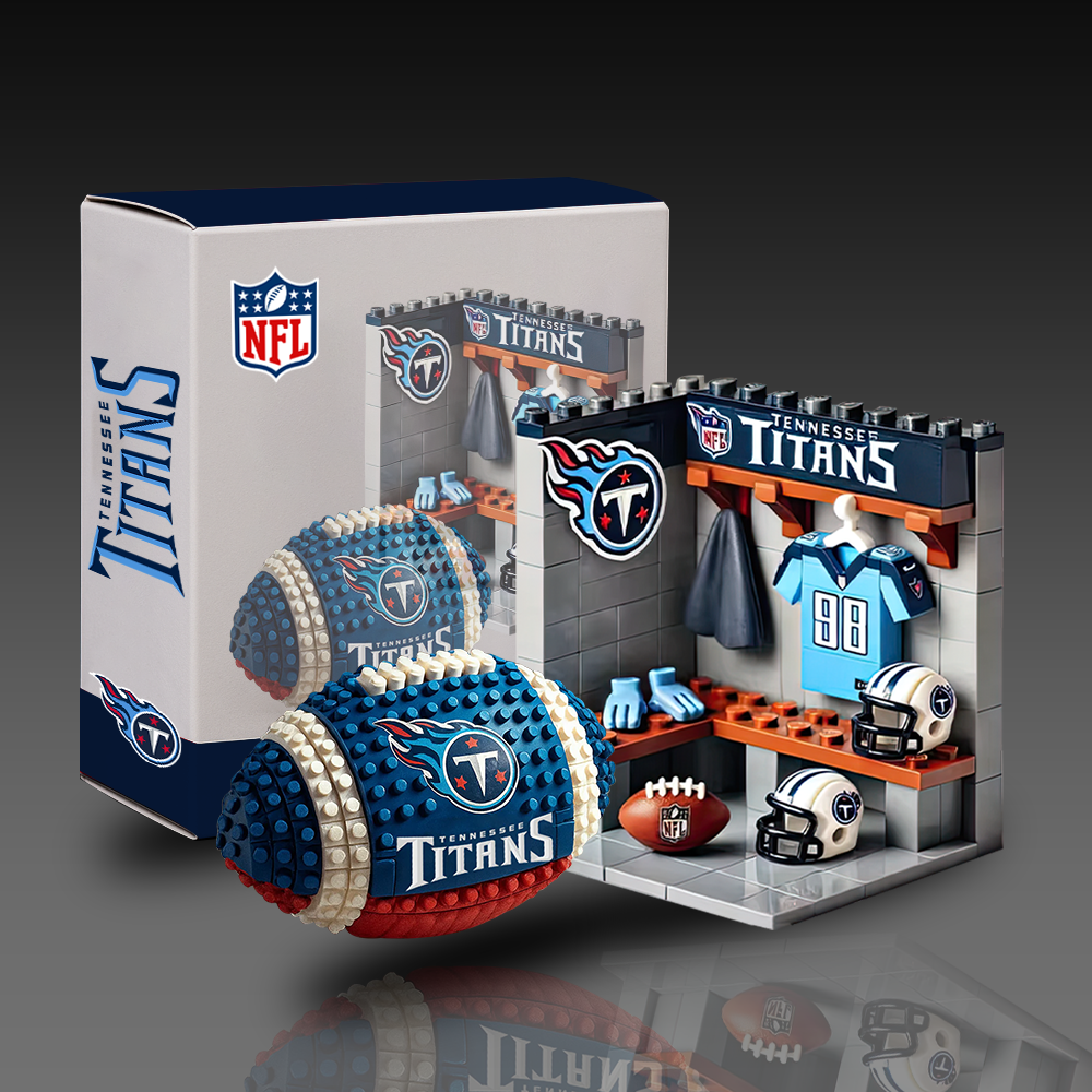 NFL Team Ball & Changing Room Building Block Football Set DDT CTND