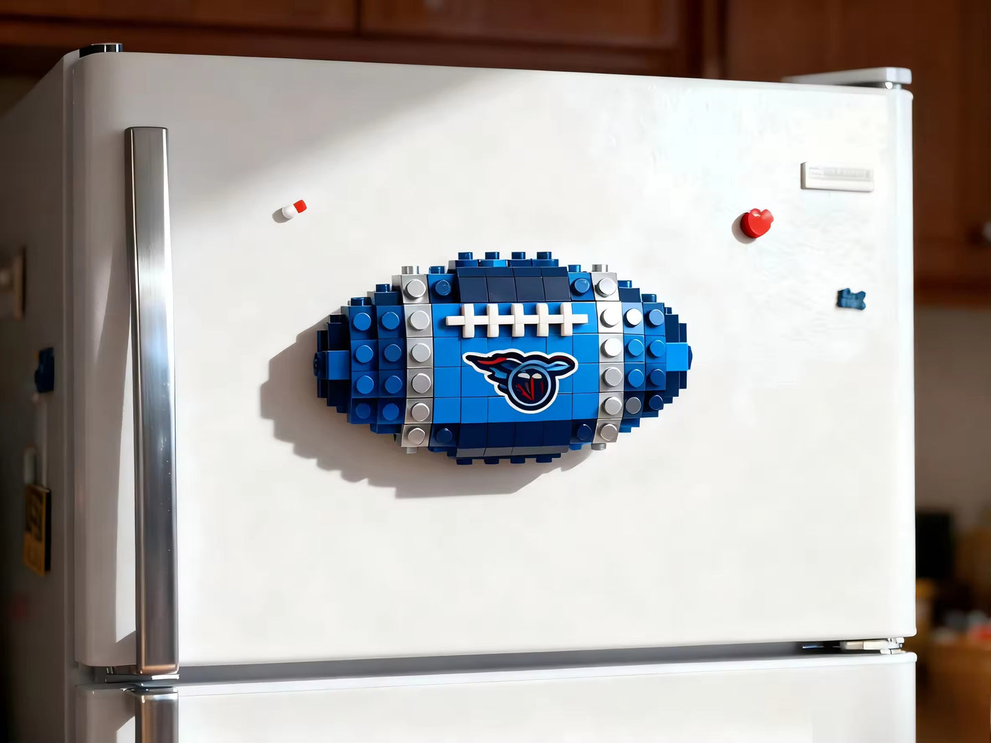 NFL Teams Fridge Magnet Building Block Set DDT CTND