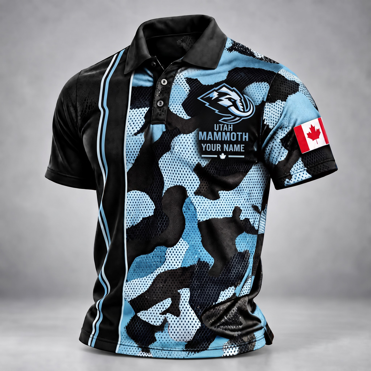 UM x NHL x USVeteran Premium Personalized Polo Shirt