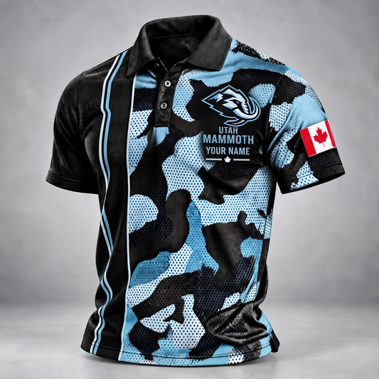 UM x NHL x USVeteran Premium Personalized Polo Shirt