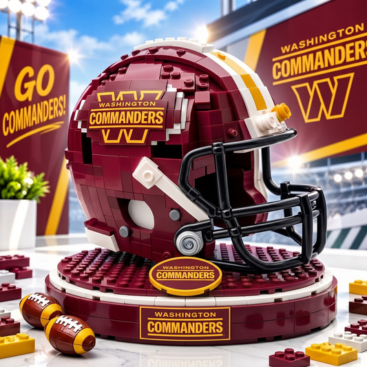 WAS X Premium NFL Football Helmet Building Block Set