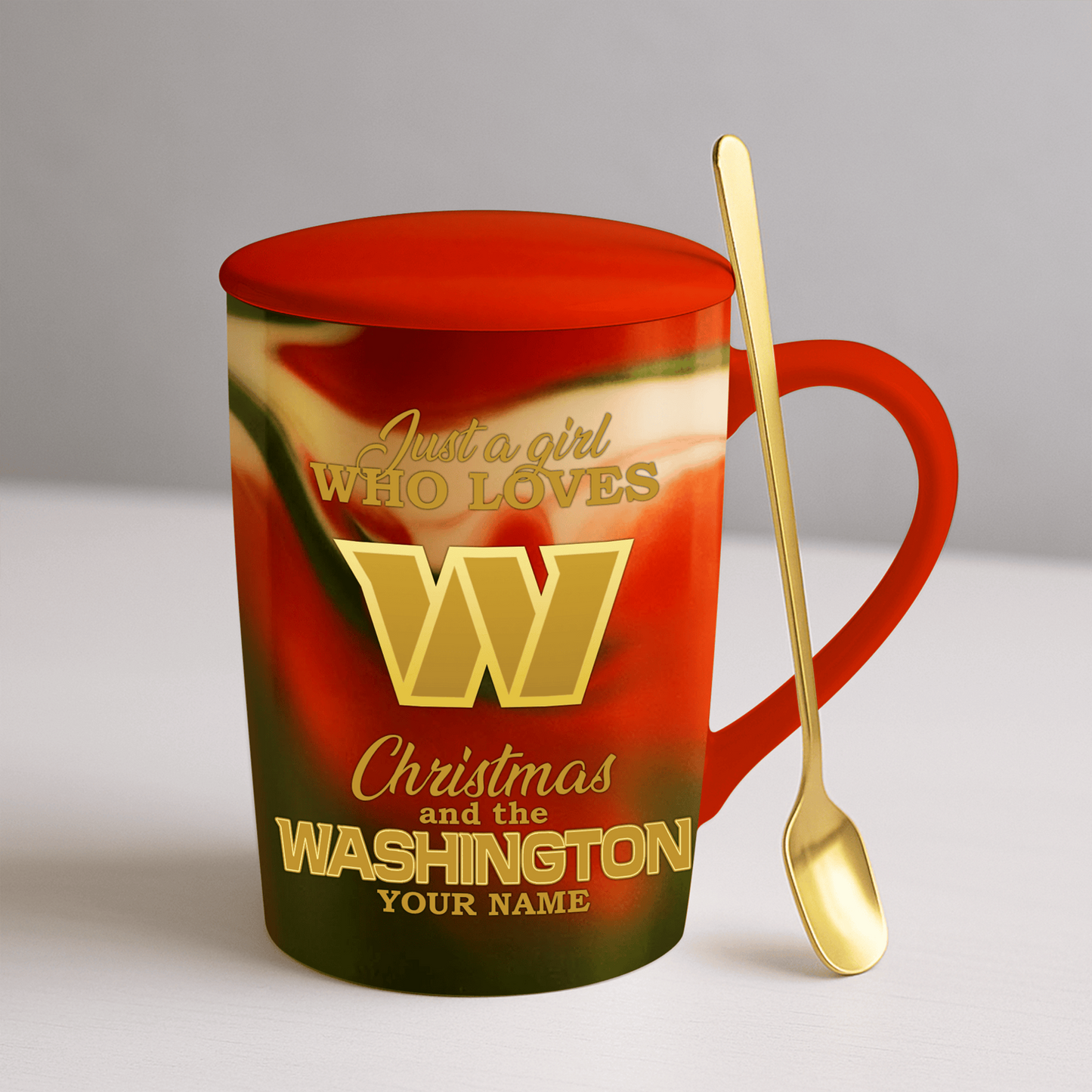 WAS x NFL Christmas Ceramic Cup DATND TANTD