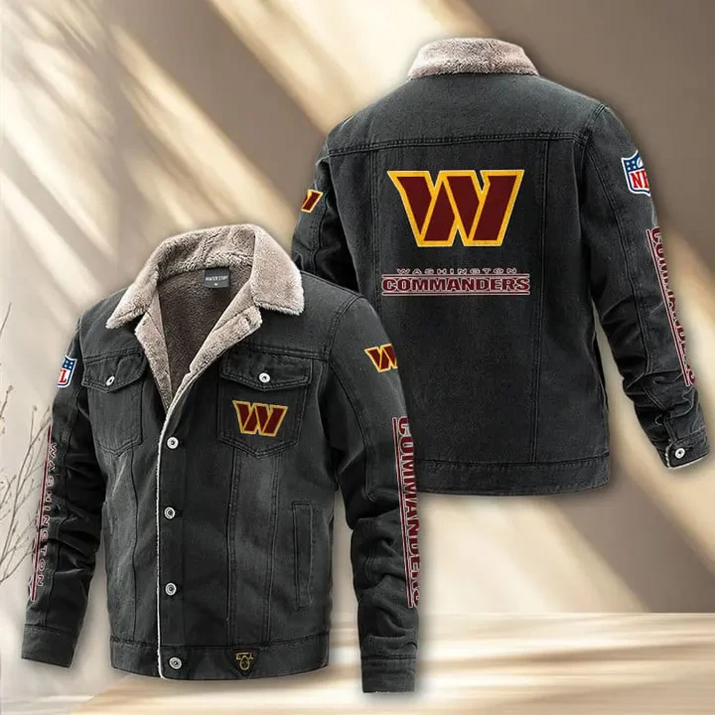 WAS x NFL Fleece Lined Denim Jacket DatND DVT